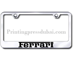 ferrari-metal-number-plate-frame-supplier-in-dubai-abudhabi
