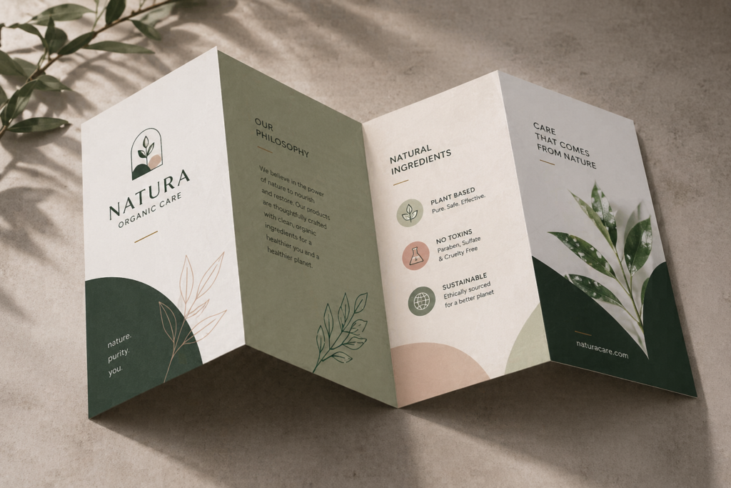 Matte Art Paper brochure