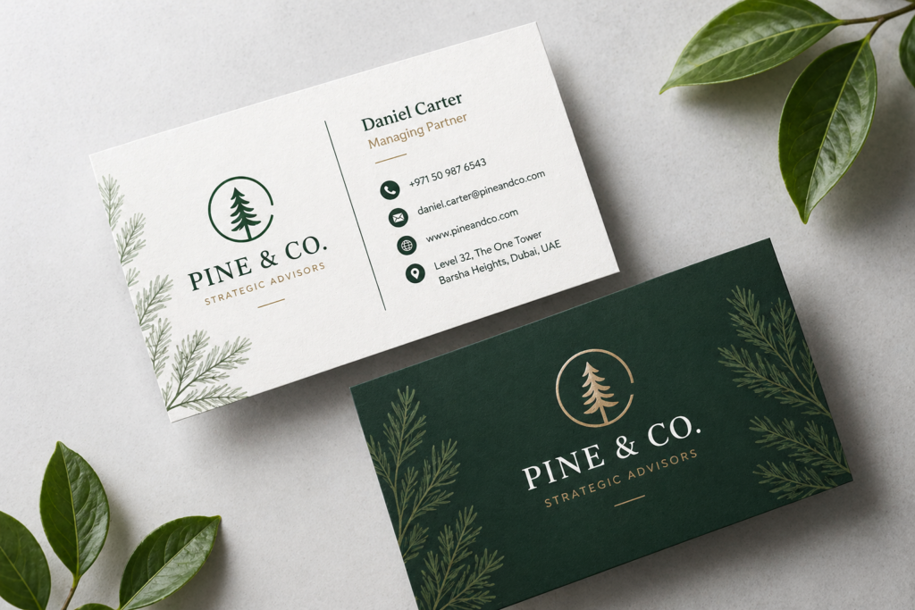Matte Cardstock Business Card printing