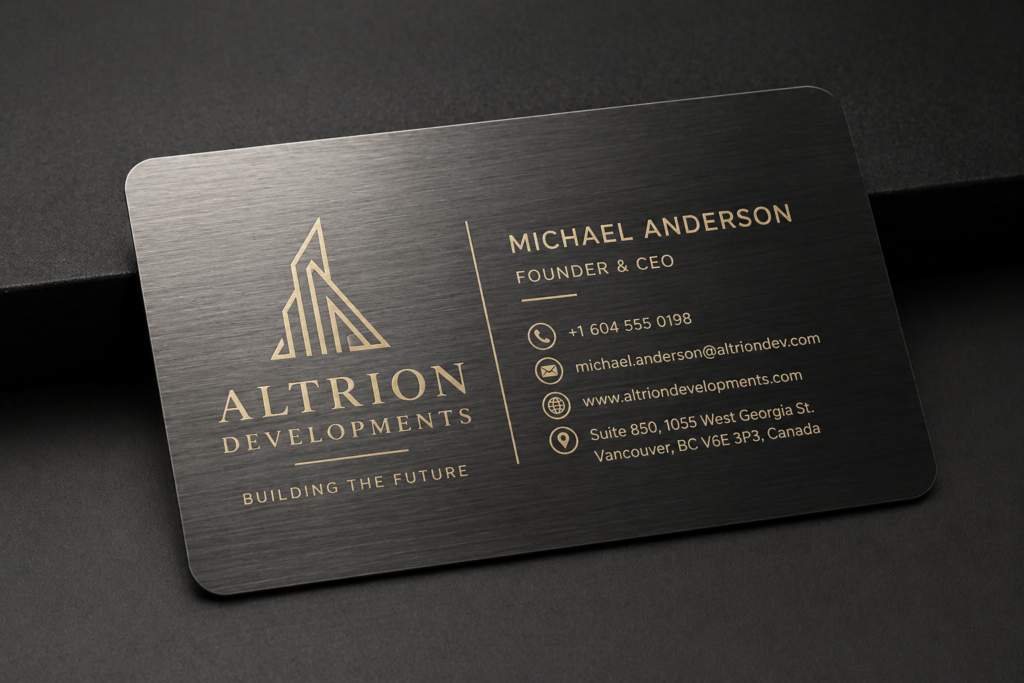 Metal Business Card