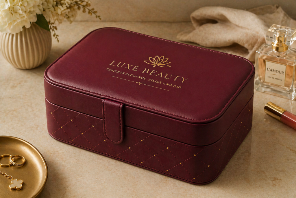 PU Leather Packaging Box making