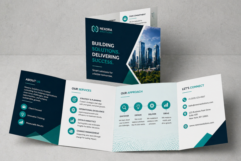 Roll Fold Brochure