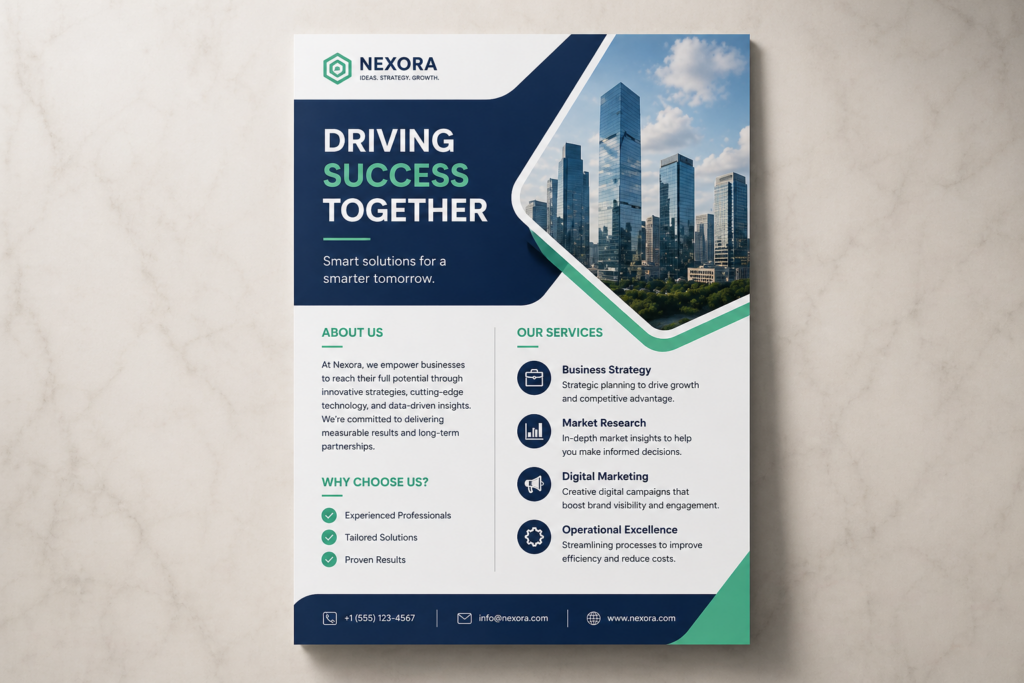 Single Page Brochure printing