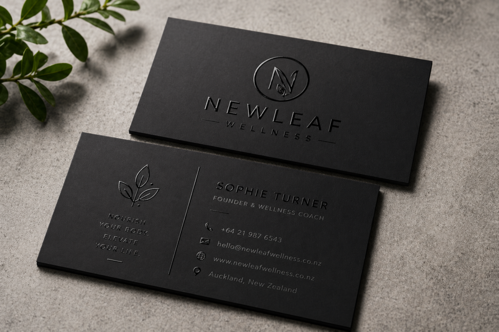 Spot UV Coating Business Card