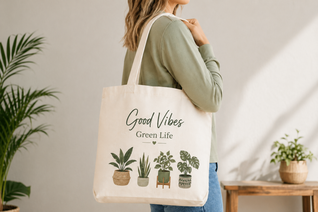 fully customized canvas bag printing