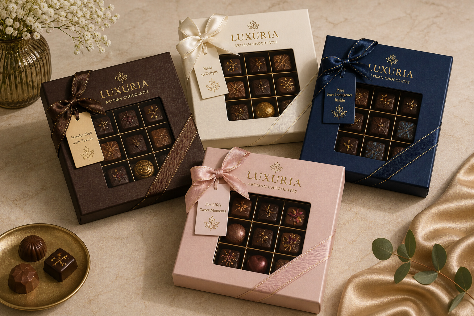 Window Chocolate Boxes