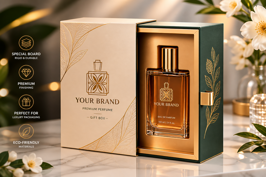 Special board with Perfume Gift Boxes Dubai