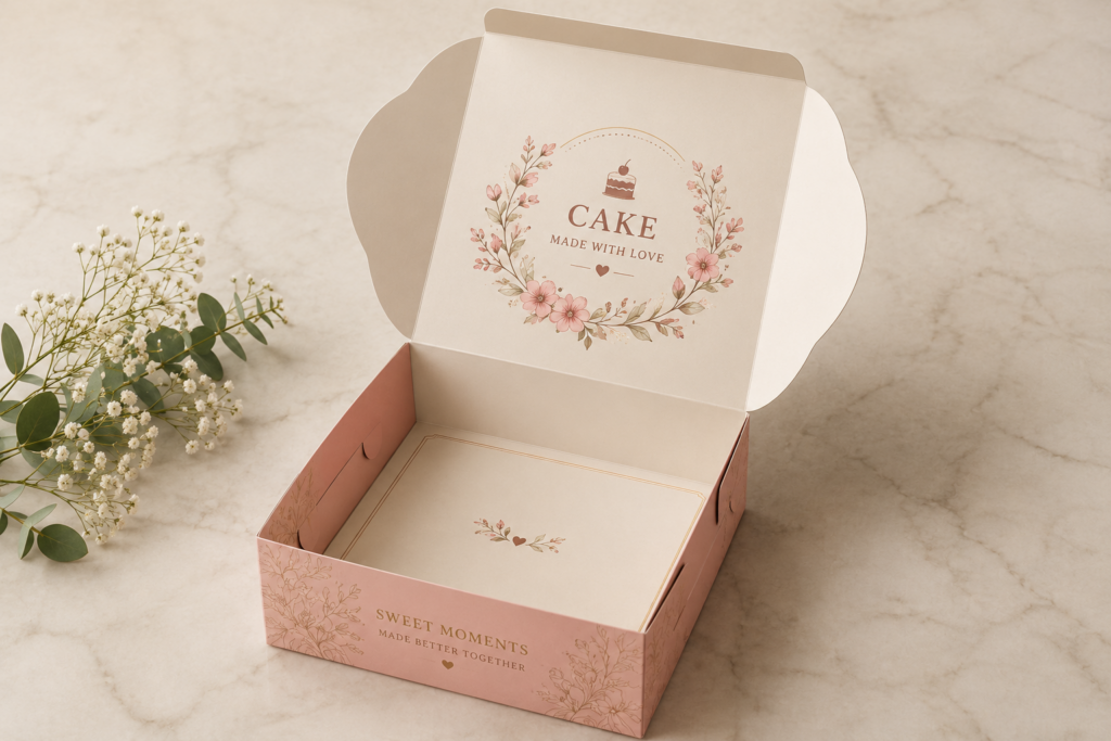 Standard Cake Box Printing