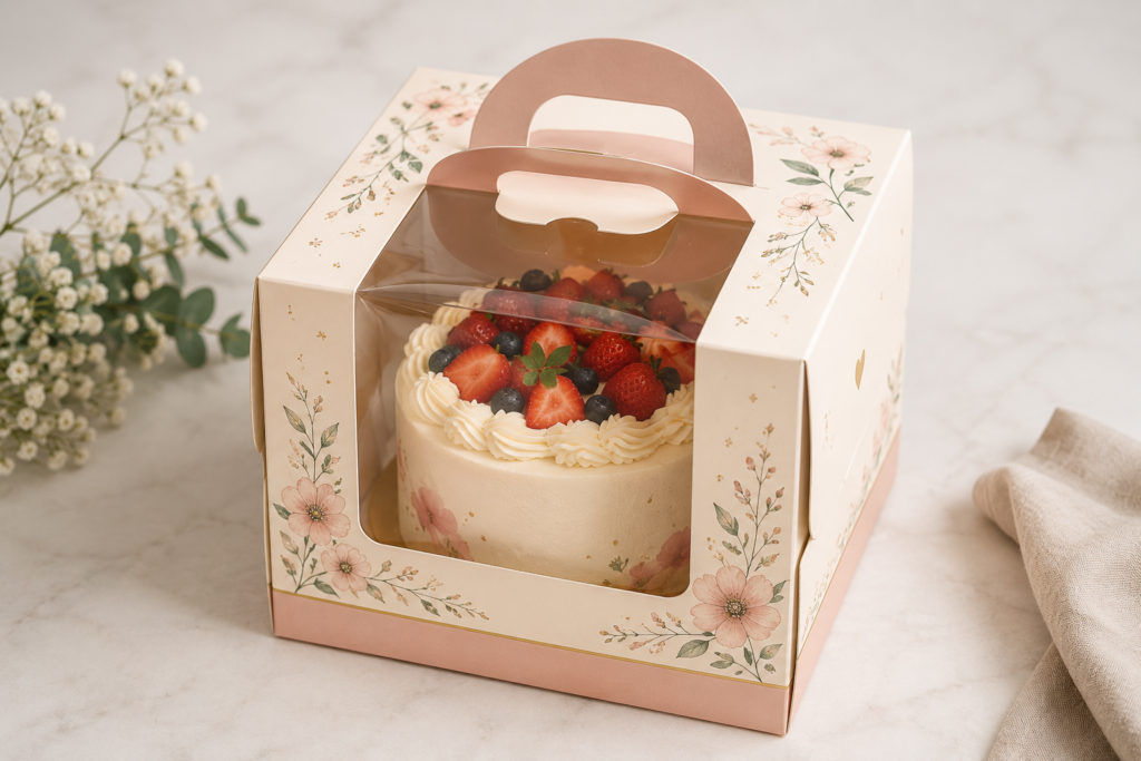 Window Cake Box Printing