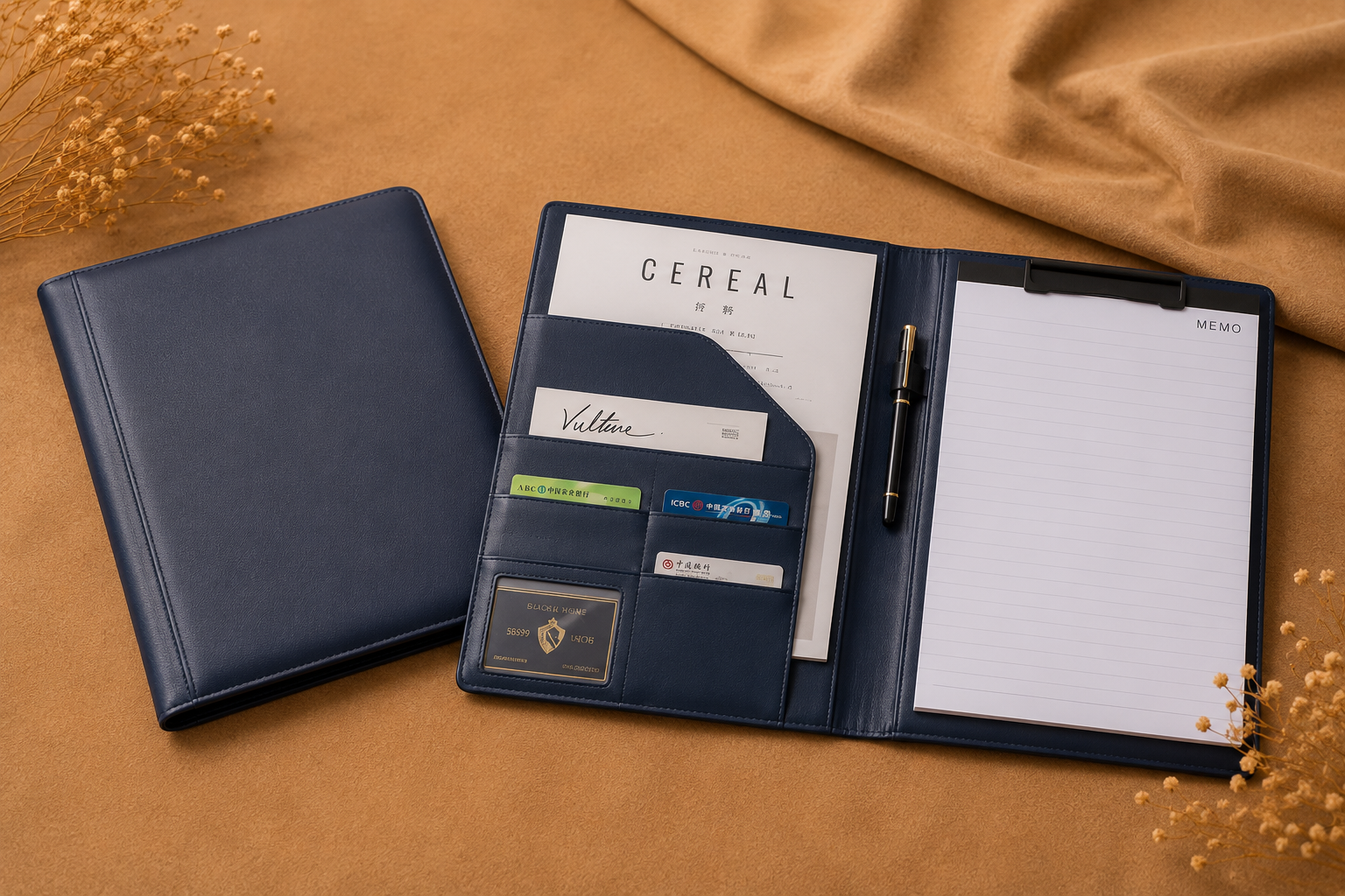 Document Presentation Leather Box