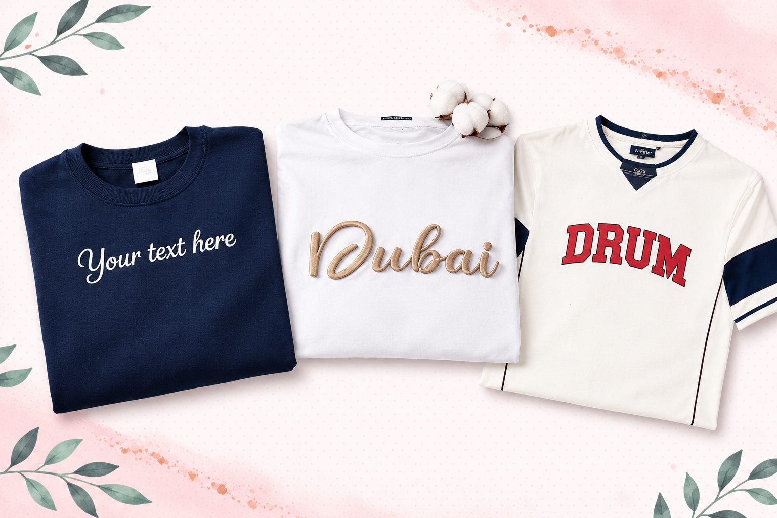 Embroidered T-Shirts