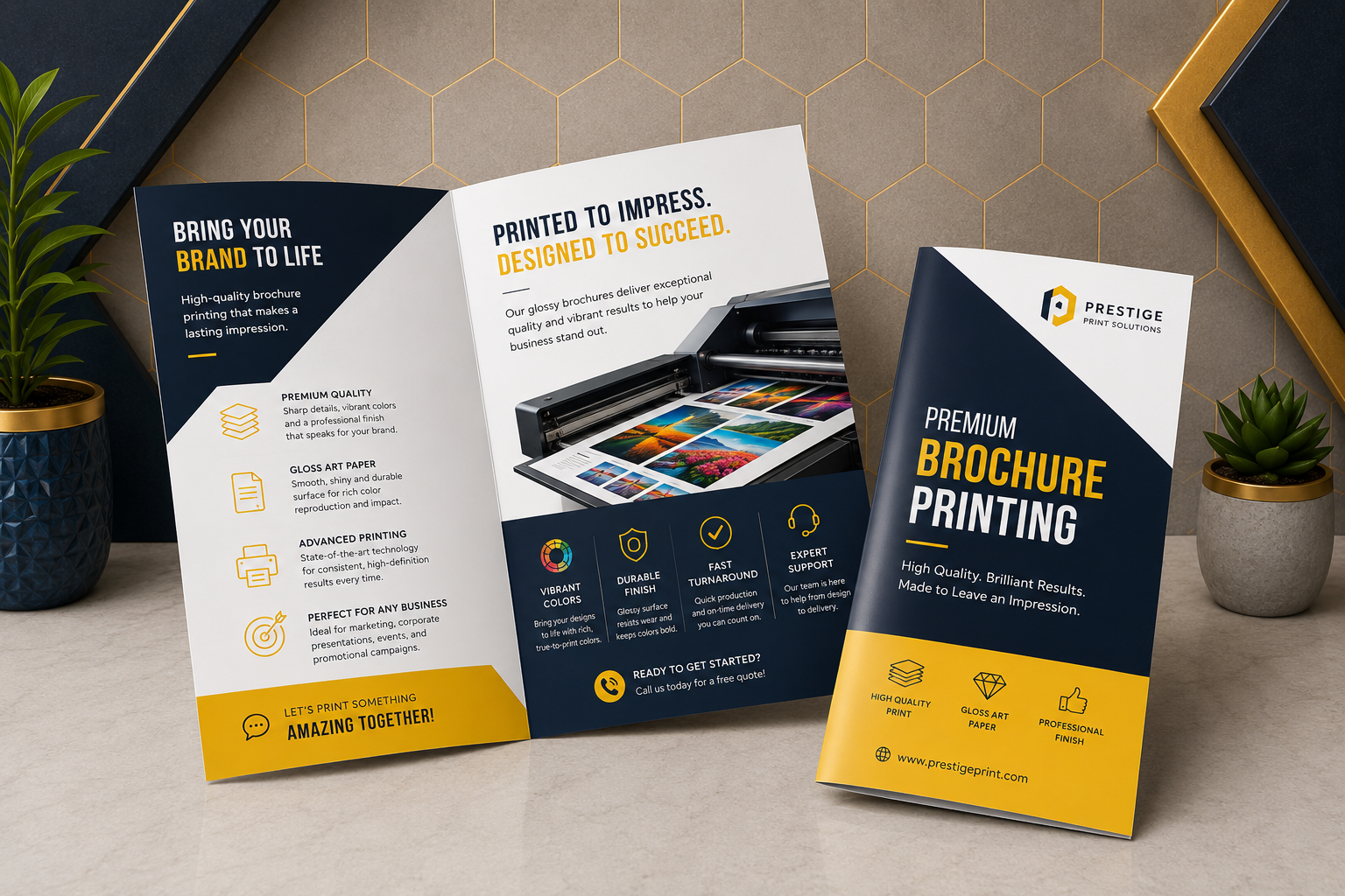 Gloss Art Paper Brochure Printing