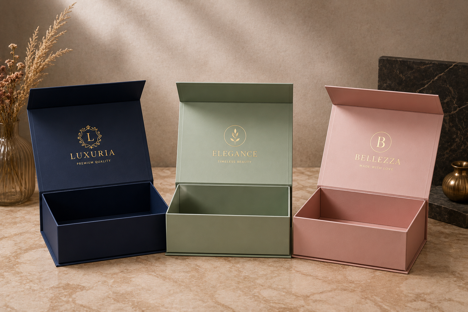 Magnetic Closure Rigid Box