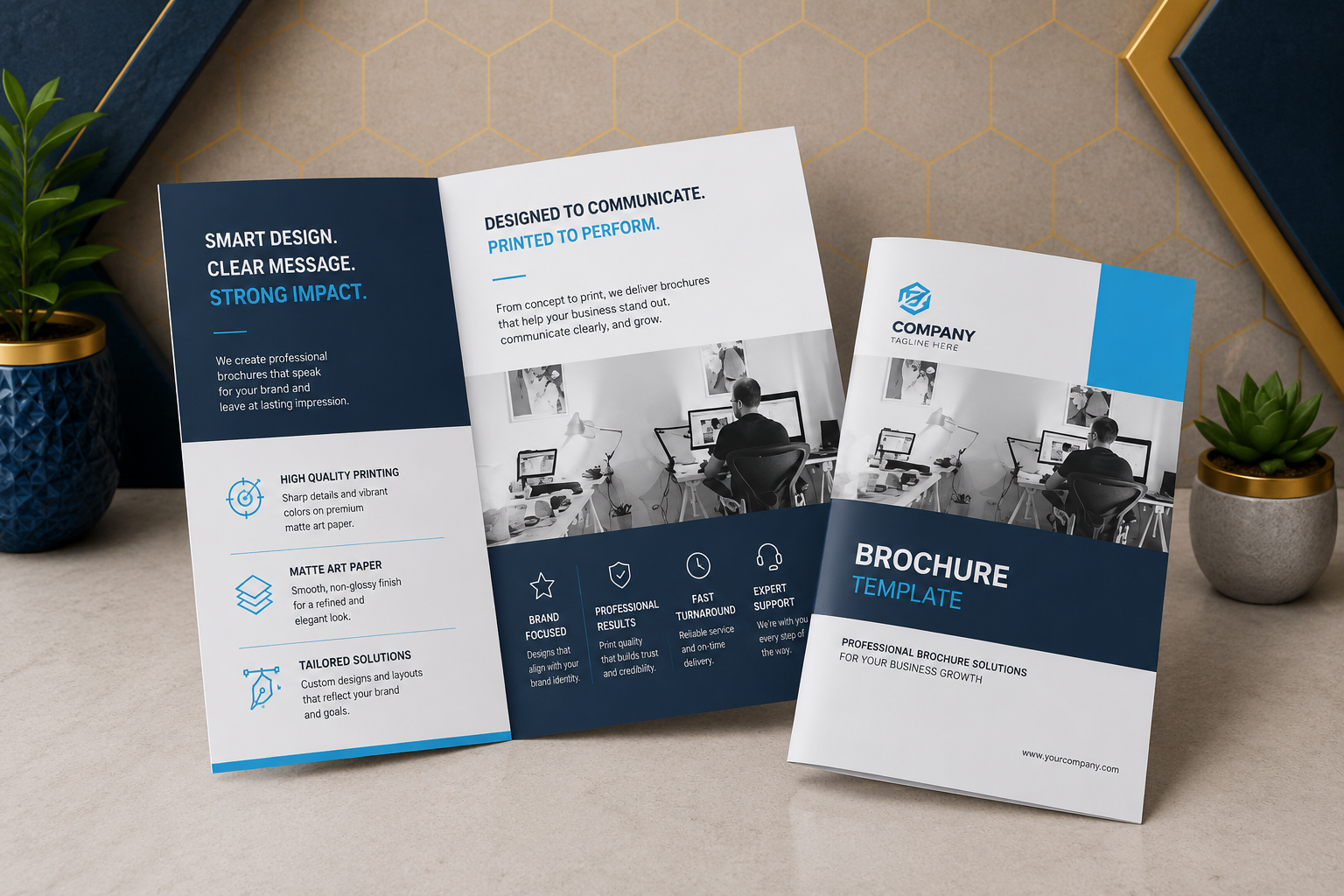 Matte Art Paper Brochure Printing