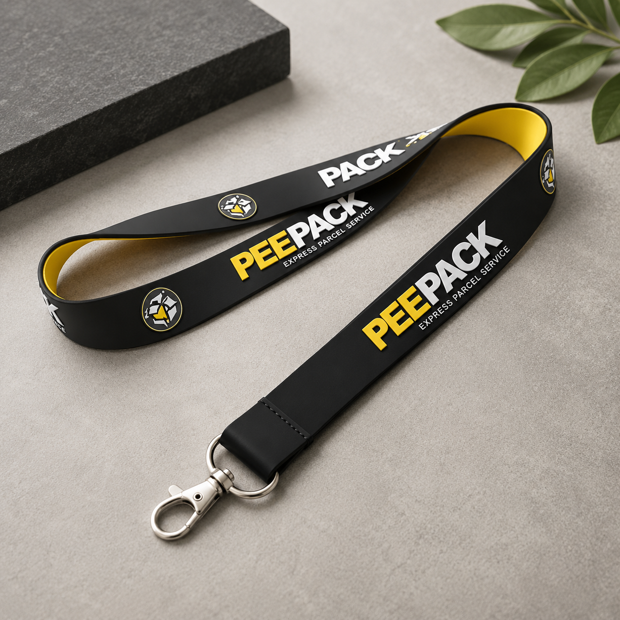 Rubber Printing Lanyard
