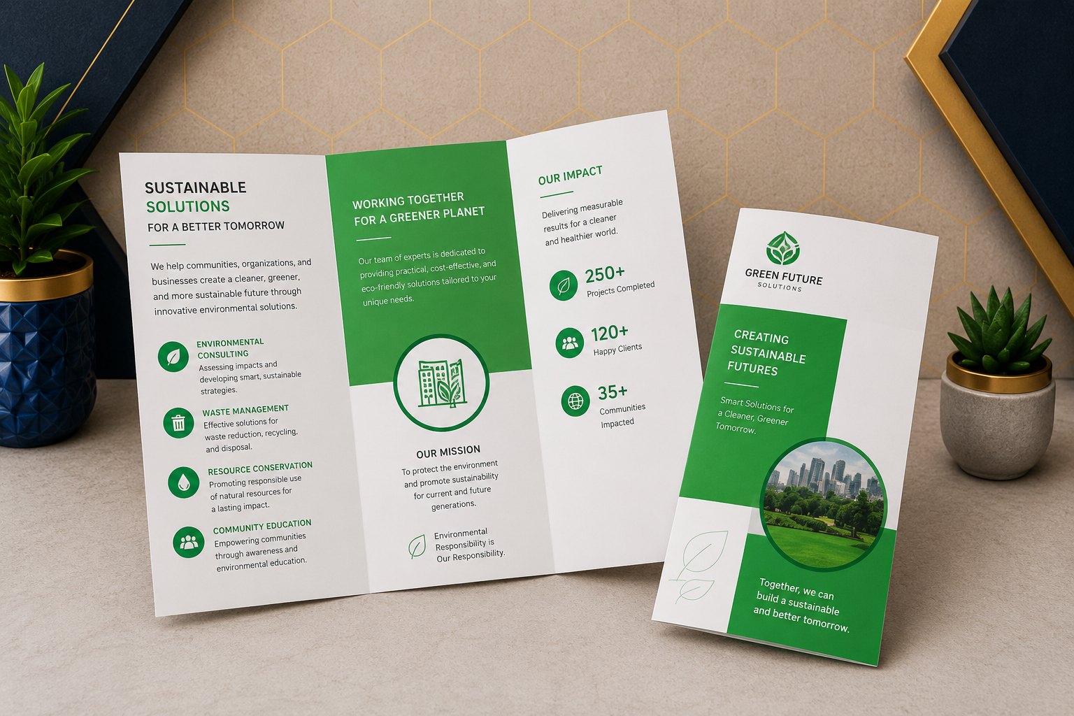 Uncoated Paper Brochure Printing