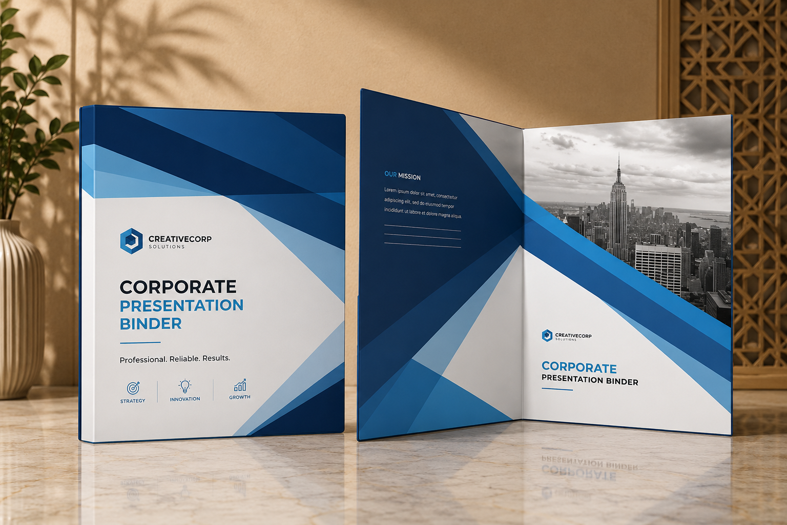 Corporate Presentation Binders